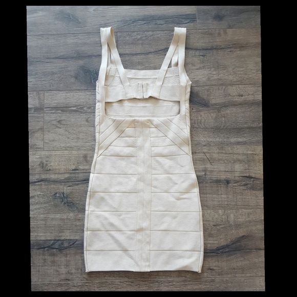 Bebe gold bandage dress size XS - Picture 2 of 4